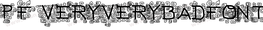 Pf_veryverybadfont7 Outline字体转换